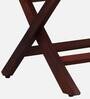 Siegen Sheesham Wood Folding Chair in Honey Oak Finish (Set of 2)