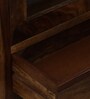 Siena Sheesham Wood Book Case in Provincial Teak Finish