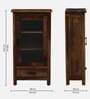 Siena Sheesham Wood Book Case in Provincial Teak Finish