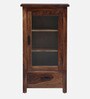 Siena Sheesham Wood Book Case in Rustic Teak Finish