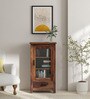 Siena Sheesham Wood Book Case in Rustic Teak Finish