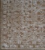 Sienna & Ivory Geometric Wool And Cotton 8 X 5 Feet Hand Tufted Carpet