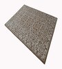 Sienna & Ivory Geometric Wool And Cotton 8 X 5 Feet Hand Tufted Carpet