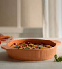 Sienna- Small Brown Terracotta Baking Dish