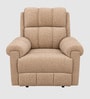 Sieria Upholstered 1 Seater Recliner in Beige Color