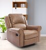 Sierra Single Seater Recliner in Cammel Brown Colour