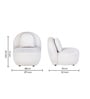 Sierra 1 Seater Sofa In White Color