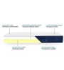 Siesta 8 Inch Memory Foam Orthopedic Queen Size Mattress