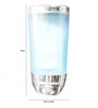 Sifon Silver Plastic Soap Dispenser
