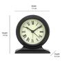 Sigma Black Plastic Table Clock