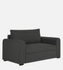 Sigma Fabric 1 Seater Sofa In Charcoal Grey Colour