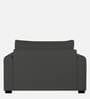 Sigma Fabric 1 Seater Sofa In Charcoal Grey Colour