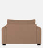 Sigma Fabric 1 Seater Sofa In Cosmic Beige Colour