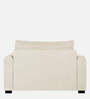 Sigma Fabric 1 Seater Sofa In Ivory Cream Colour