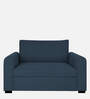 Sigma Fabric 1 Seater Sofa In Light Blue Colour