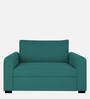 Sigma Fabric 1 Seater Sofa In Sea Green Colour