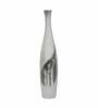 Sigma Leaf Black & Silver Stoneware Floor Vase