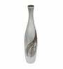 Sigma Leaf Black & Silver Stoneware Floor Vase