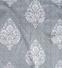 Grey Traditional Polyester 7 Ft Blackout Eyelet Door Curtains (Set of 2)