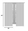 Multicolor Floral Polyester 5 Ft Blackout Eyelet Window Curtains (Set of 2)