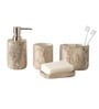 Smoky Brown Signature 4-Piece Bathroom Organizer Set