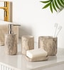 Smoky Brown Signature 4-Piece Bathroom Organizer Set