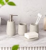 Mouse Grey Signature 4-Piece Bathroom Organizer Set