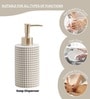 White Golden Signature 4-Piece Bathroom Organizer Set