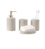 White Golden Signature 4-Piece Bathroom Organizer Set