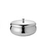 Signature 600 ml Silver Stainless Steel Double Walled Serving Bowl with lid