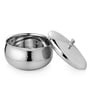 Signature 600 ml Silver Stainless Steel Double Walled Serving Bowl with lid