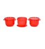 Signoraware 3 Star Red Cylindrical 700 ML (Each) Bowl Container