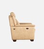 Signoria Fabric 1 Seater Motorized Recliner in Beige Colour with USB Port