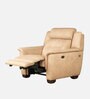 Signoria Fabric 1 Seater Motorized Recliner in Beige Colour with USB Port