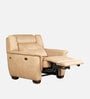 Signoria Fabric 1 Seater Motorized Recliner in Beige Colour with USB Port
