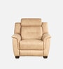Signoria Fabric 1 Seater Motorized Recliner in Beige Colour with USB Port