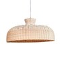 Sihadi Handcrafted Rattan/Wicker Pendant Lamp Hanging Light for Living Room Dining Room Natural