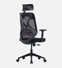 Sila Breathable Mesh Ergonomic Chair in Black & Grey Colour