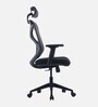 Sila Breathable Mesh Ergonomic Chair in Black & Grey Colour