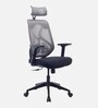 Sila Breathable Mesh Ergonomic Chair in Black & Grey Colour