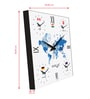Silent Movement Multicolour MDF World Wall Clock