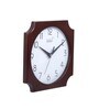 Brown Sweep Mechanism Engineered Wood Wall Clock
