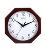 Octagon Silent Sweep Mechanism Engineered Wood Wall Clock
