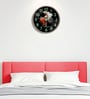Black Koi Fish Wall Clock With Copper Ring (13 Inch)
