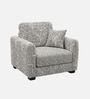 Orion Urban Maze 1 Seater Sofa In White And Black Colour