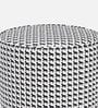  Regent Classic Houndstooth  Polyester Fabric Ottoman  In Geometric Pattern