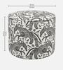  Regent Safari Sketch Art Polyester Fabric Ottoman 