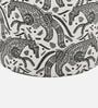  Regent Safari Sketch Art Polyester Fabric Ottoman 