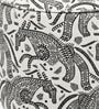  Regent Safari Sketch Art Polyester Fabric Ottoman 