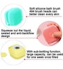 Assorted Silicon Massage Bath Brush Hair Scalp & Bathing Brush With Gel Dispenser